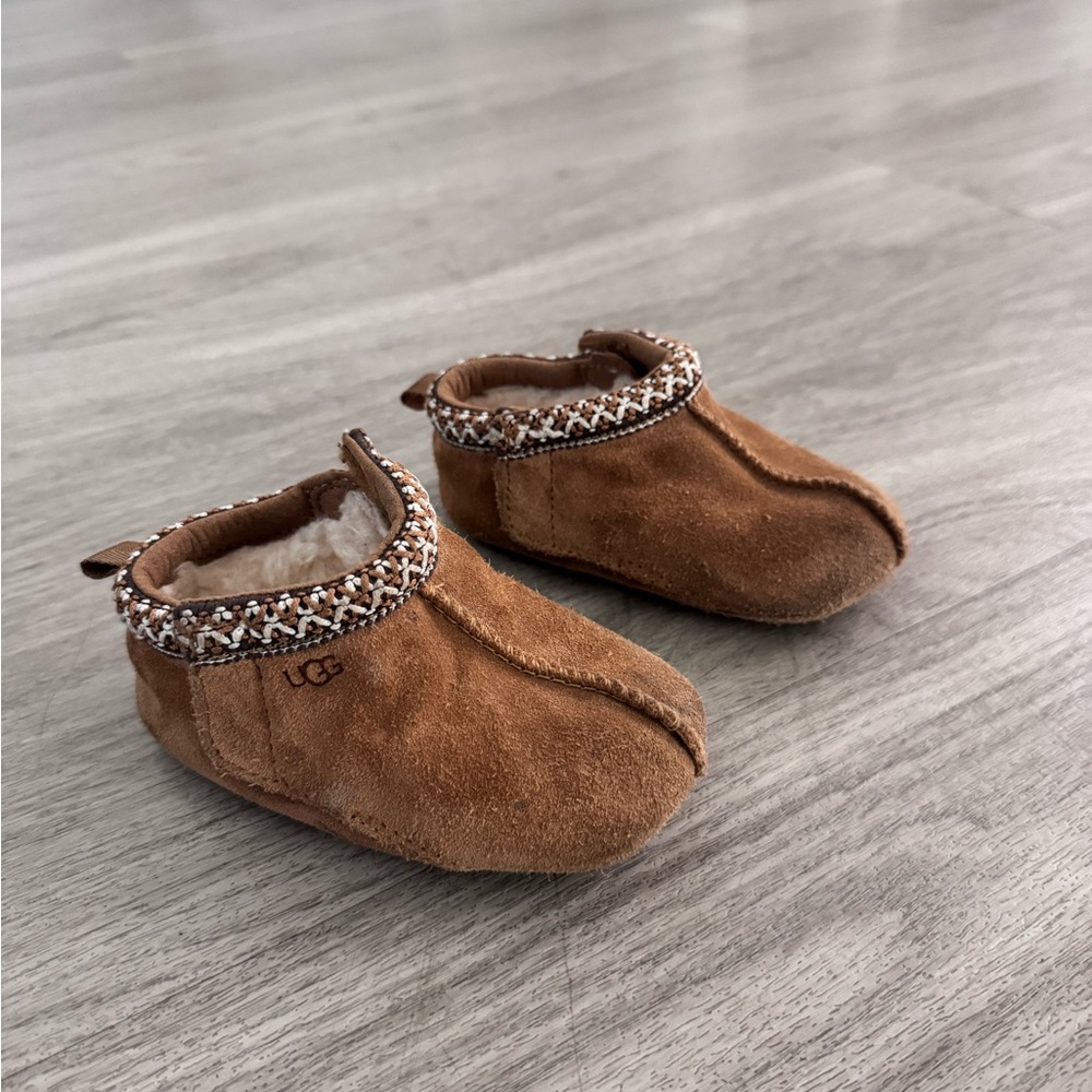 UGG Tan Baby Slippers